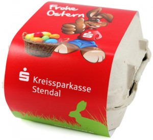 Bedruckte Ostereier - Banderole