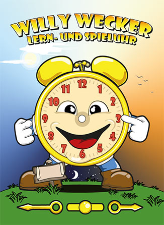Lernuhr Vorderseite
